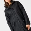 Janice Raincoat - Parka - Black