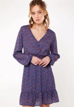 Dena - Jurk - Red Navy