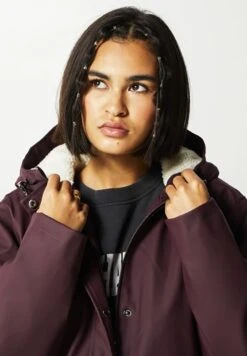 Janice - Parka - Burgundy -America Today 0ec67115ad714aa6aedb26c13c0a3459