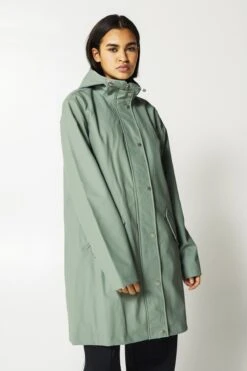 Janice Raincoat - Parka - Sage