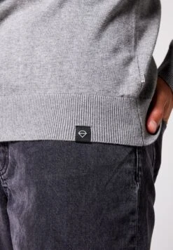 Keith - Trui - Mid Grey Melange -America Today 3cb271ea8f3a4474828b68ce2d3a8eb5