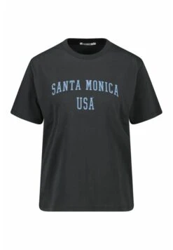 Edy - T-Shirt Print - Washed Black