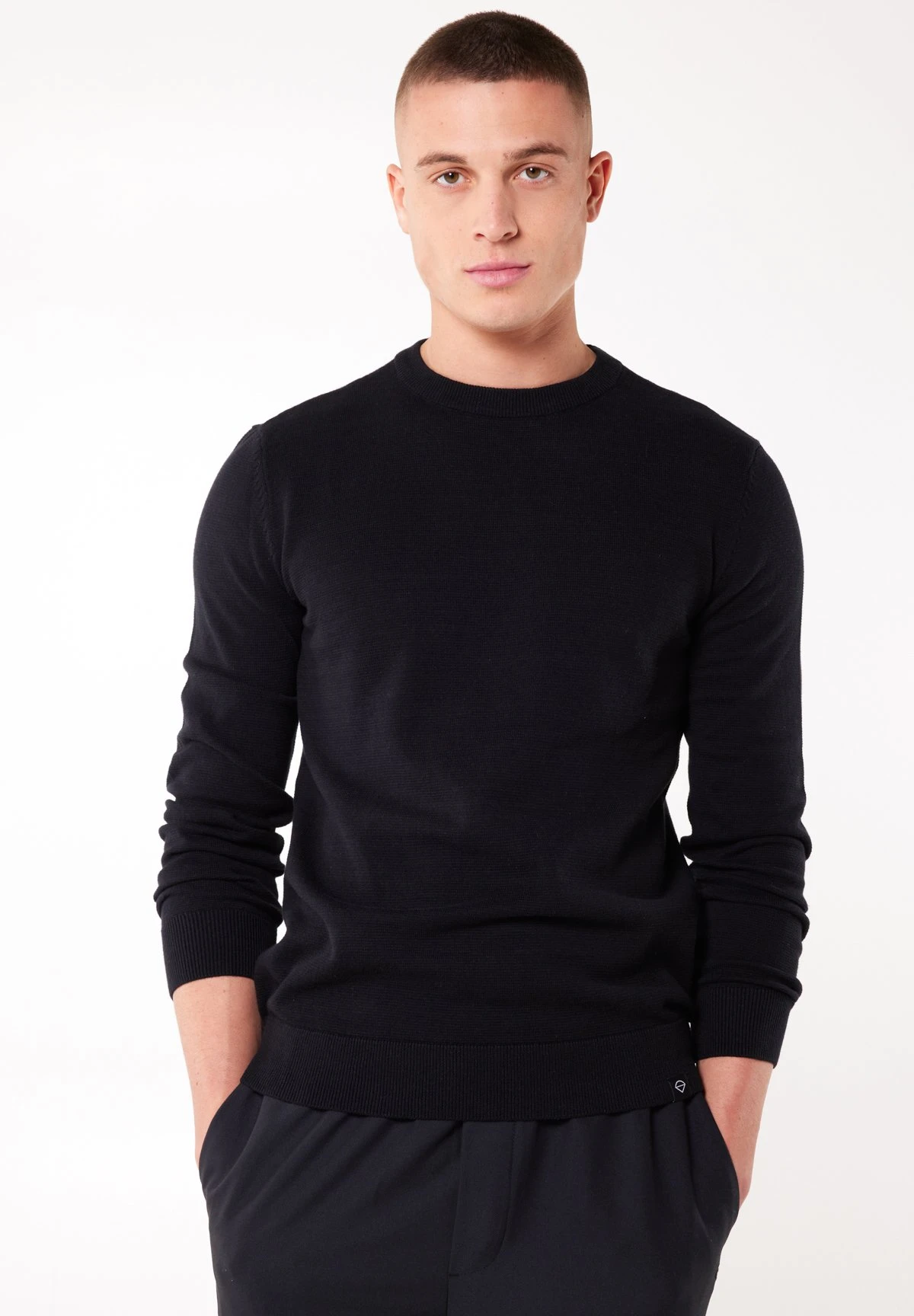 Keith - Trui - Washed Black 1 Keith - Trui - Washed Black