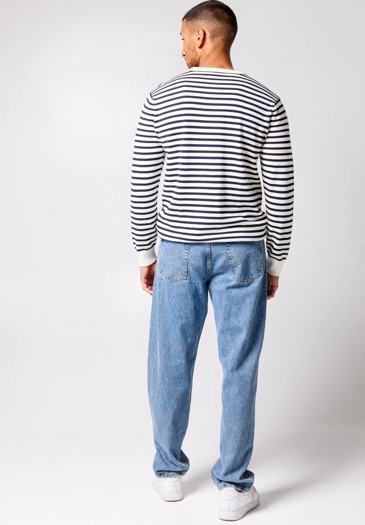 Trui Keith - Trui - Navy Ecru 3 Trui Keith - Trui - Navy Ecru - Afbeelding 3