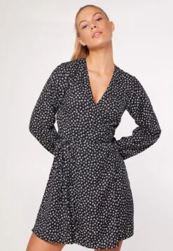 Jurk Dove - Jurk - Flower Black