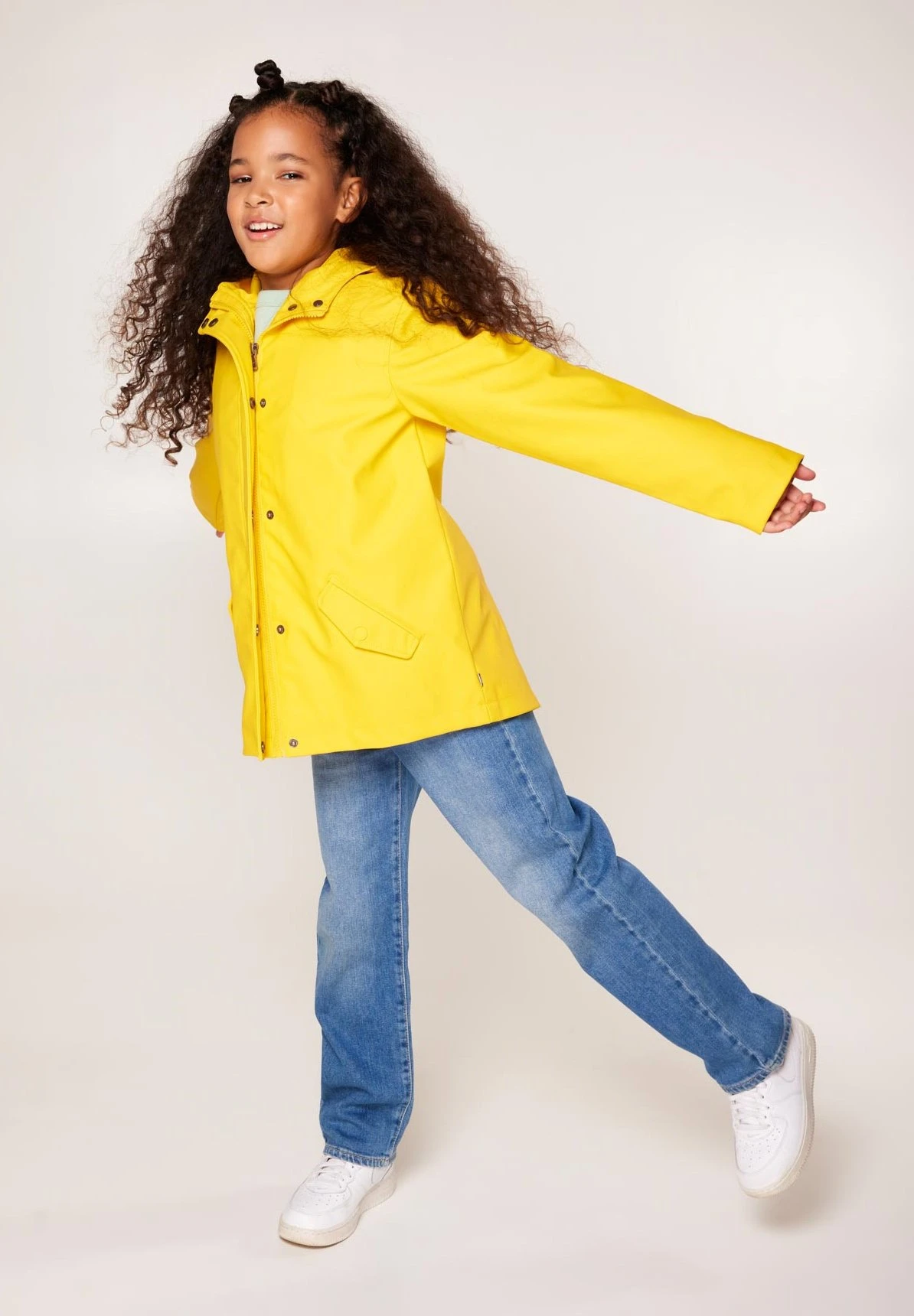 Janice Jr Raincoat - Regenjas - Yellow 1 Janice Jr Raincoat - Regenjas - Yellow