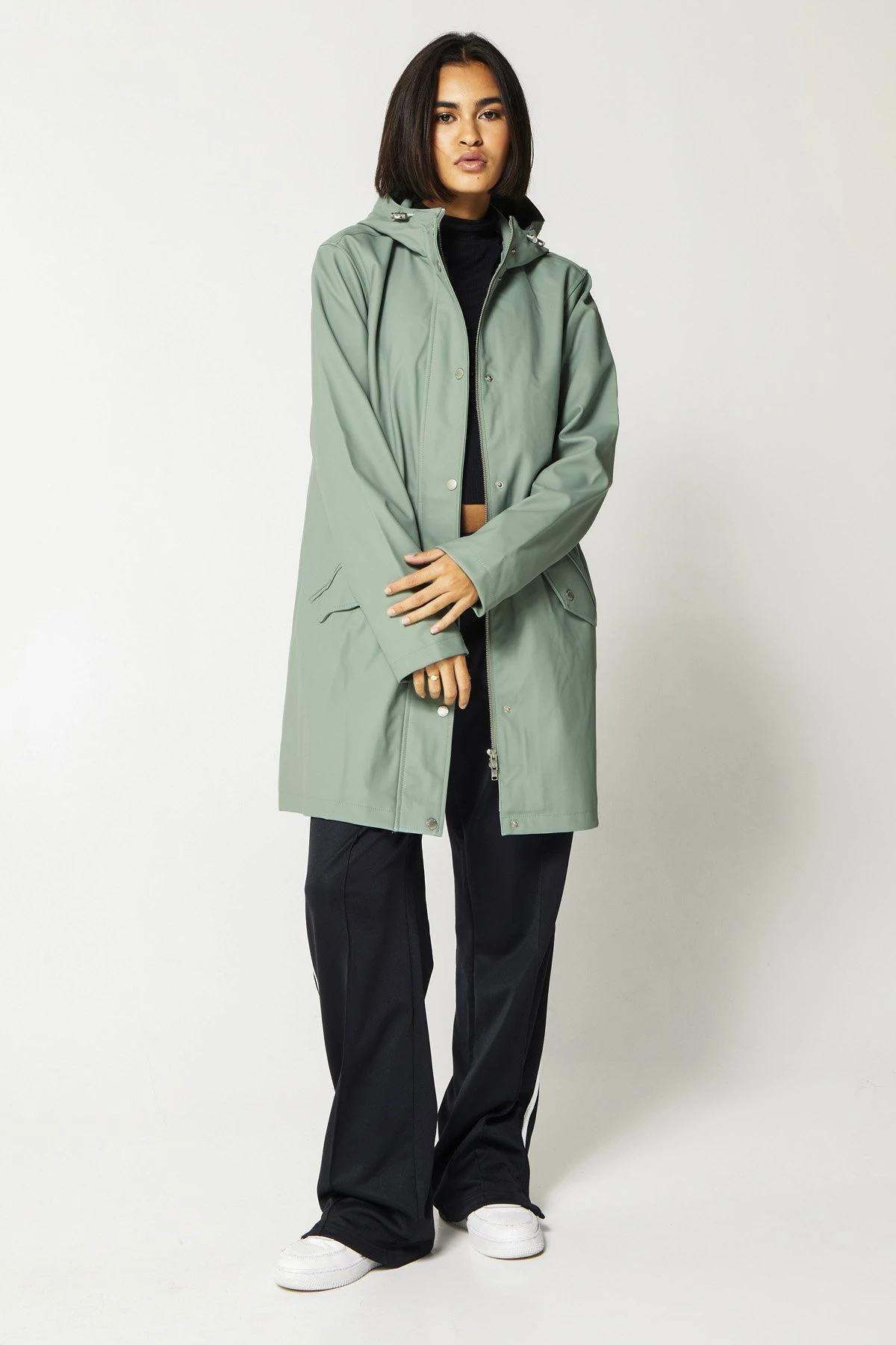 Janice Raincoat - Parka - Sage 2 Janice Raincoat - Parka - Sage - Afbeelding 2
