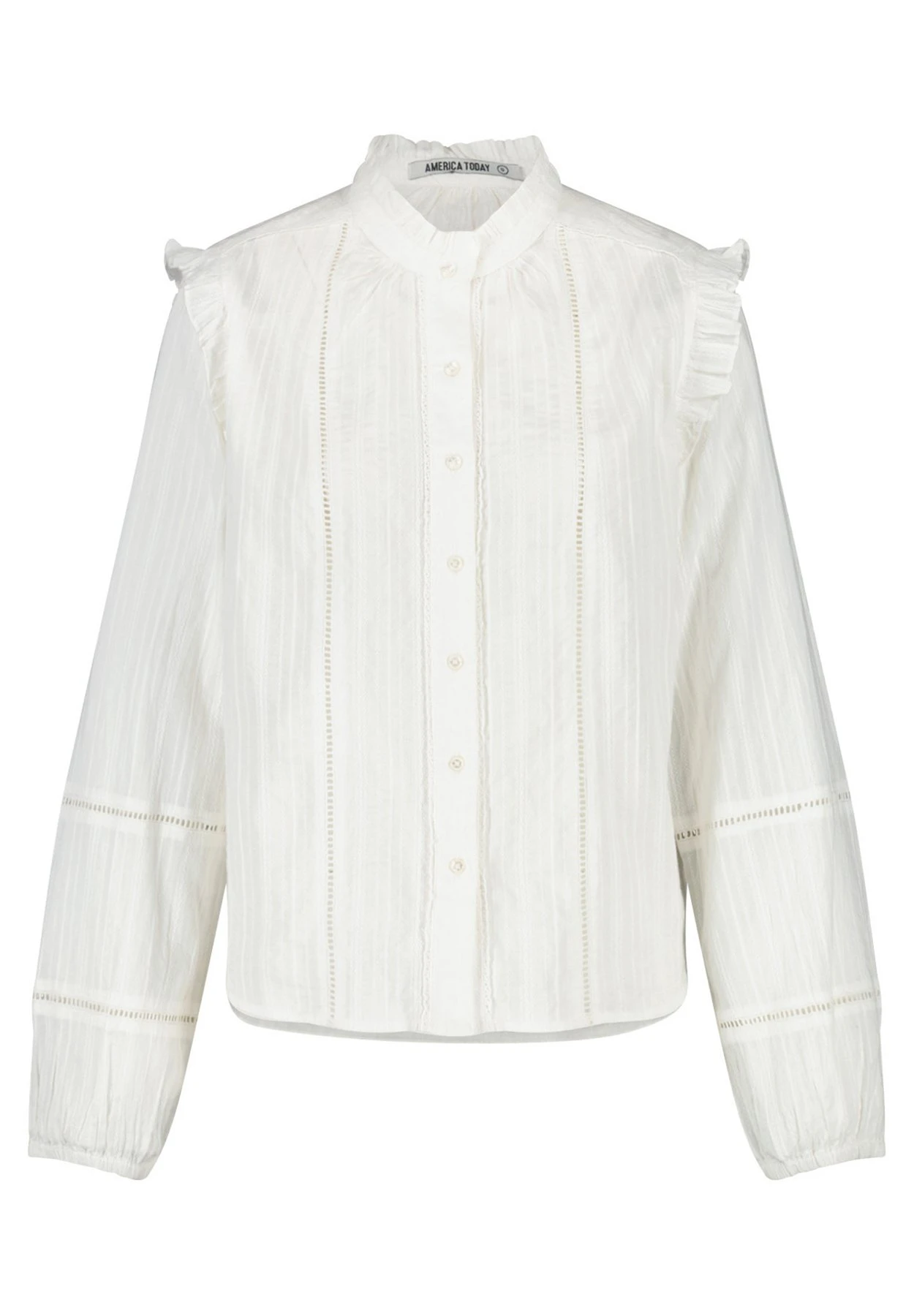 Bree - Overhemdblouse - Off White 5 Bree - Overhemdblouse - Off White - Afbeelding 5