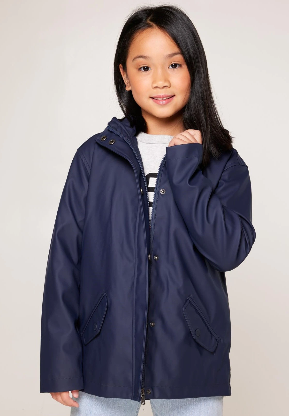 Janice Jr Raincoat - Regenjas - Navy 2 Janice Jr Raincoat - Regenjas - Navy - Afbeelding 2