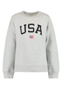 Soel Jr - Sweater - Mid Grey Melange -America Today 68a323751fc24200b6d388fee118451f