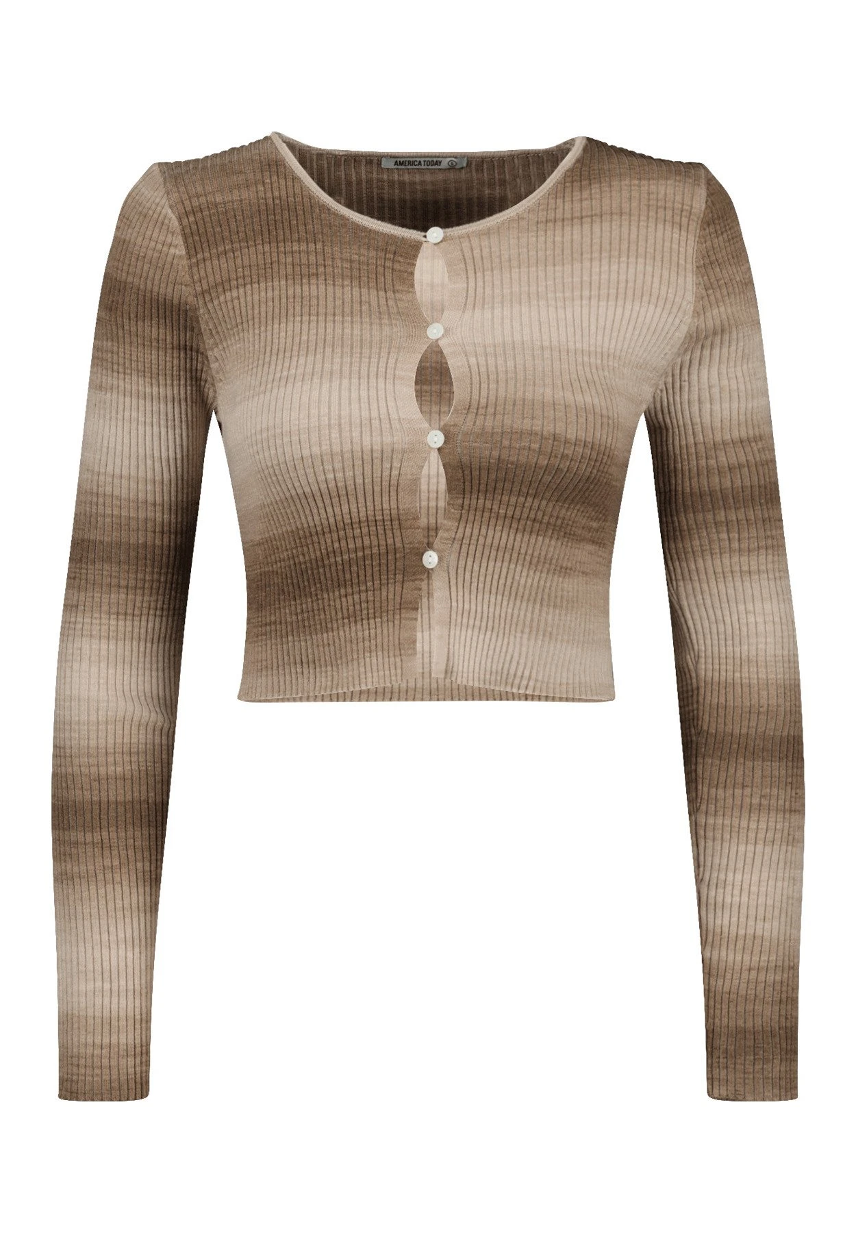 Longsleeve Kenley - Vest - Brown 5 Longsleeve Kenley - Vest - Brown - Afbeelding 5