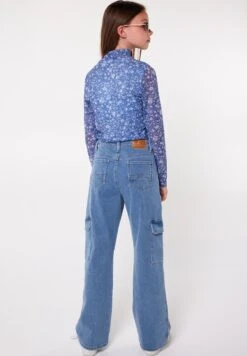 Langarm Luke - Blouse - Blue -America Today 6c4ad13416bc42d6b3799492b863b42a