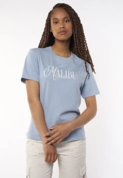 Elba - T-Shirt Print - French Blue