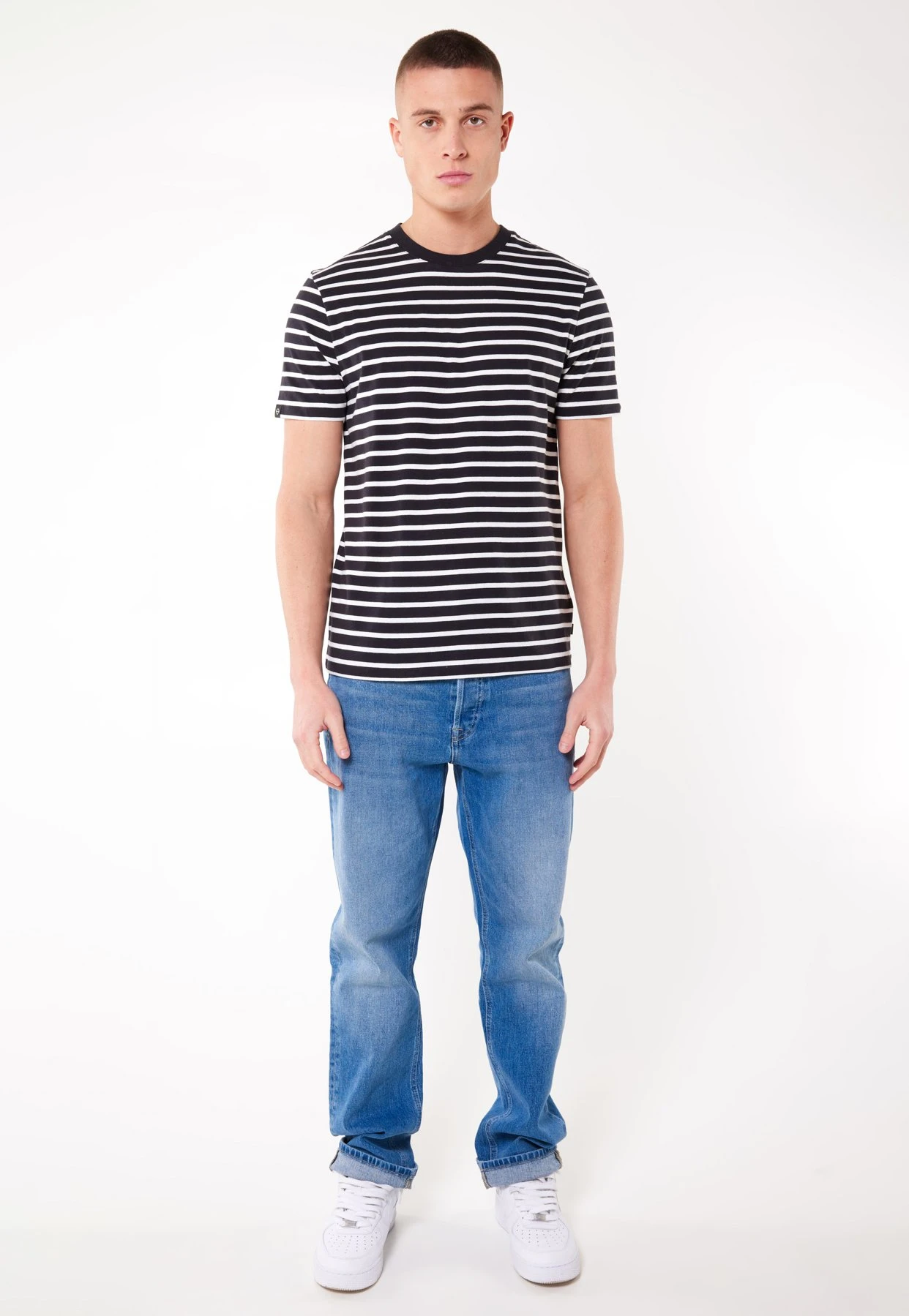 Eric - T-Shirt Print - Black White 2 Eric - T-Shirt Print - Black White - Afbeelding 2