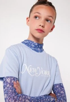 Emy Jr - T-Shirt Print - Babyblue -America Today 954c895e5e5d40bc8437074eb40720a6