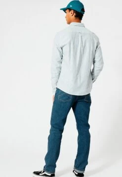 Hiller - Zakelijk Overhemd - Light Blue -America Today 96dc504debc5458b8c3166ccdfc77efb