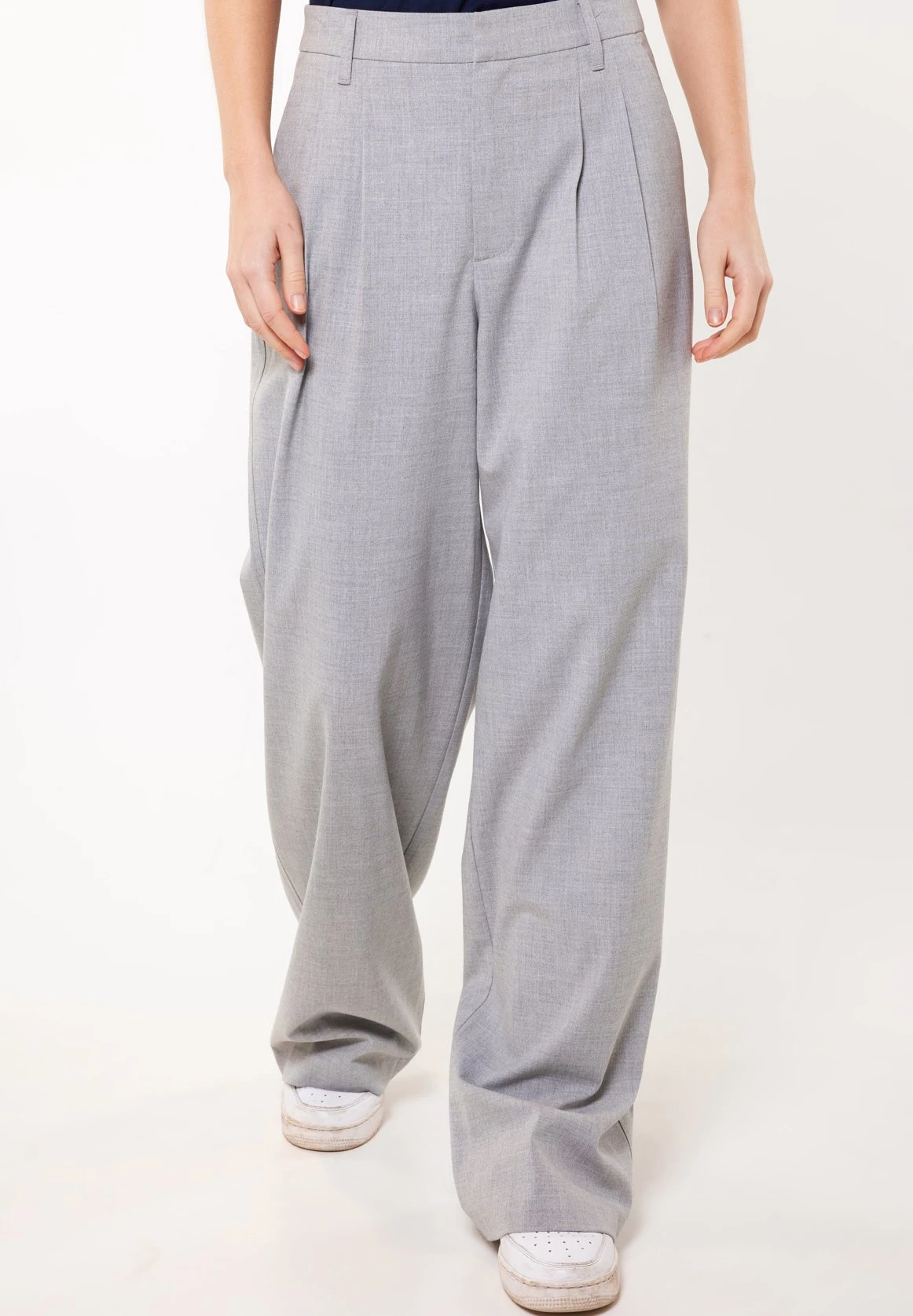 Philly - Broek - Grey Melange 1 Philly - Broek - Grey Melange