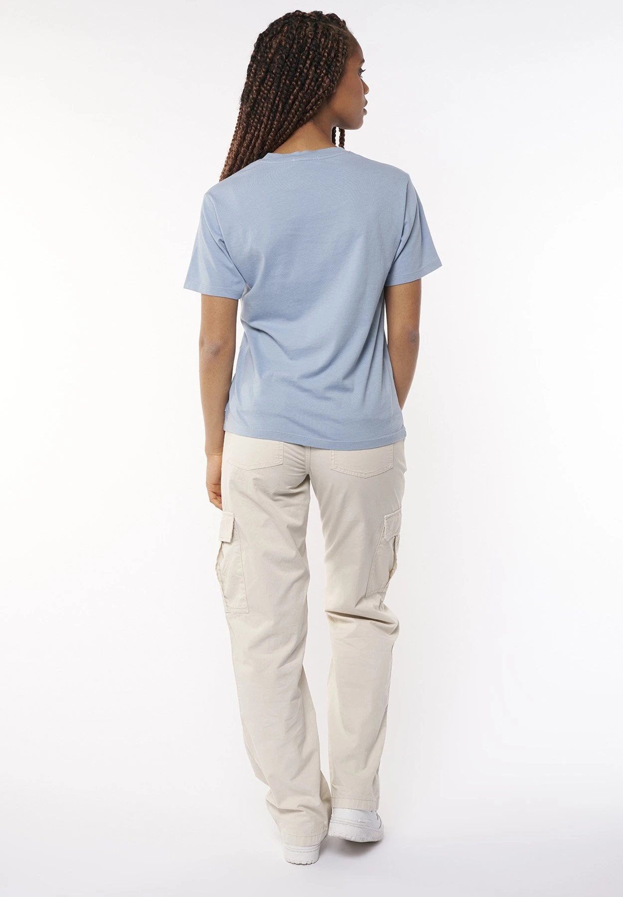 Elba - T-Shirt Print - French Blue 3 Elba - T-Shirt Print - French Blue - Afbeelding 3