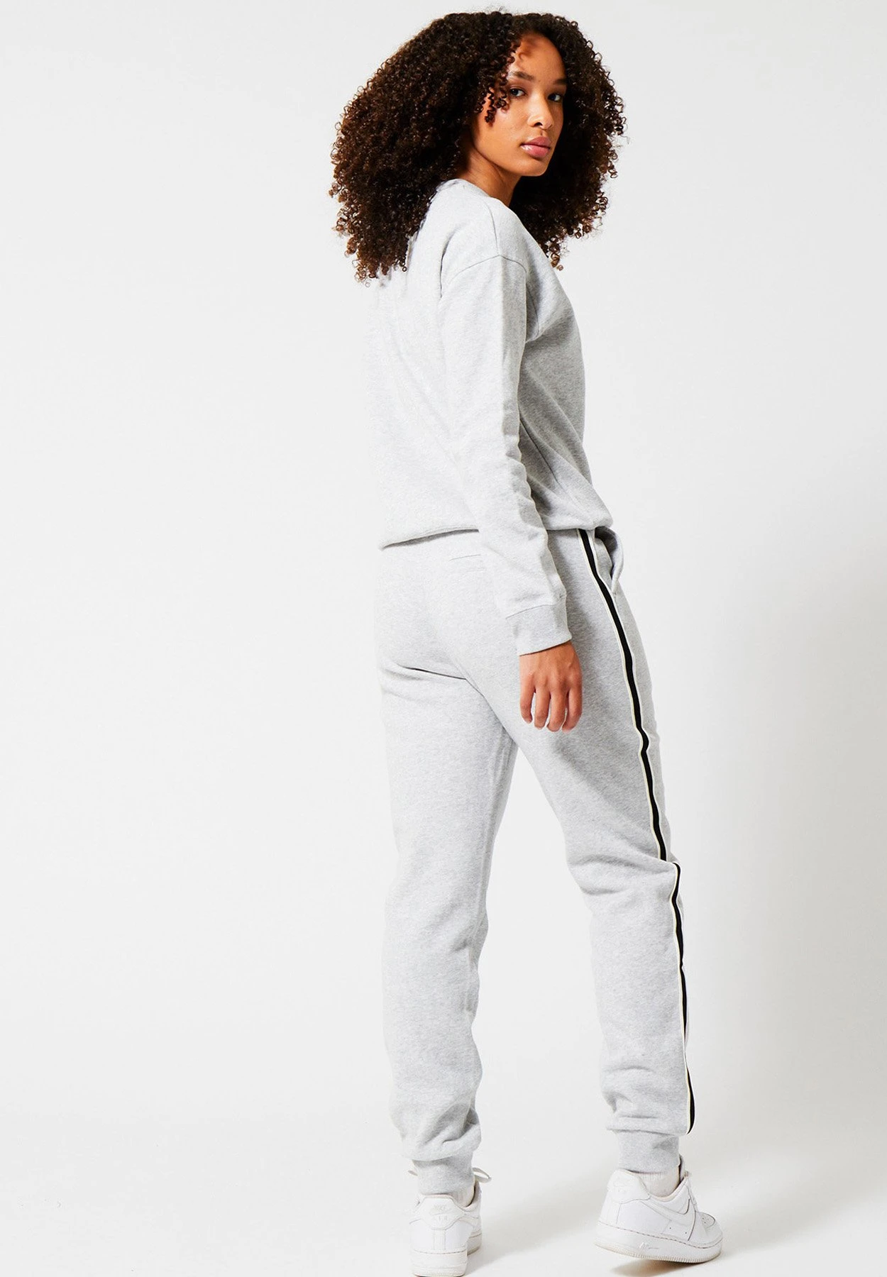 Carly - Trainingsbroek - Mid Grey Melange 3 Carly - Trainingsbroek - Mid Grey Melange - Afbeelding 3