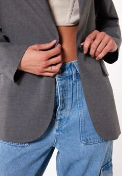 Hazel - Blazer - Dark Grey Melange -America Today a7a32dc65d3a45519c1b7064287201cd