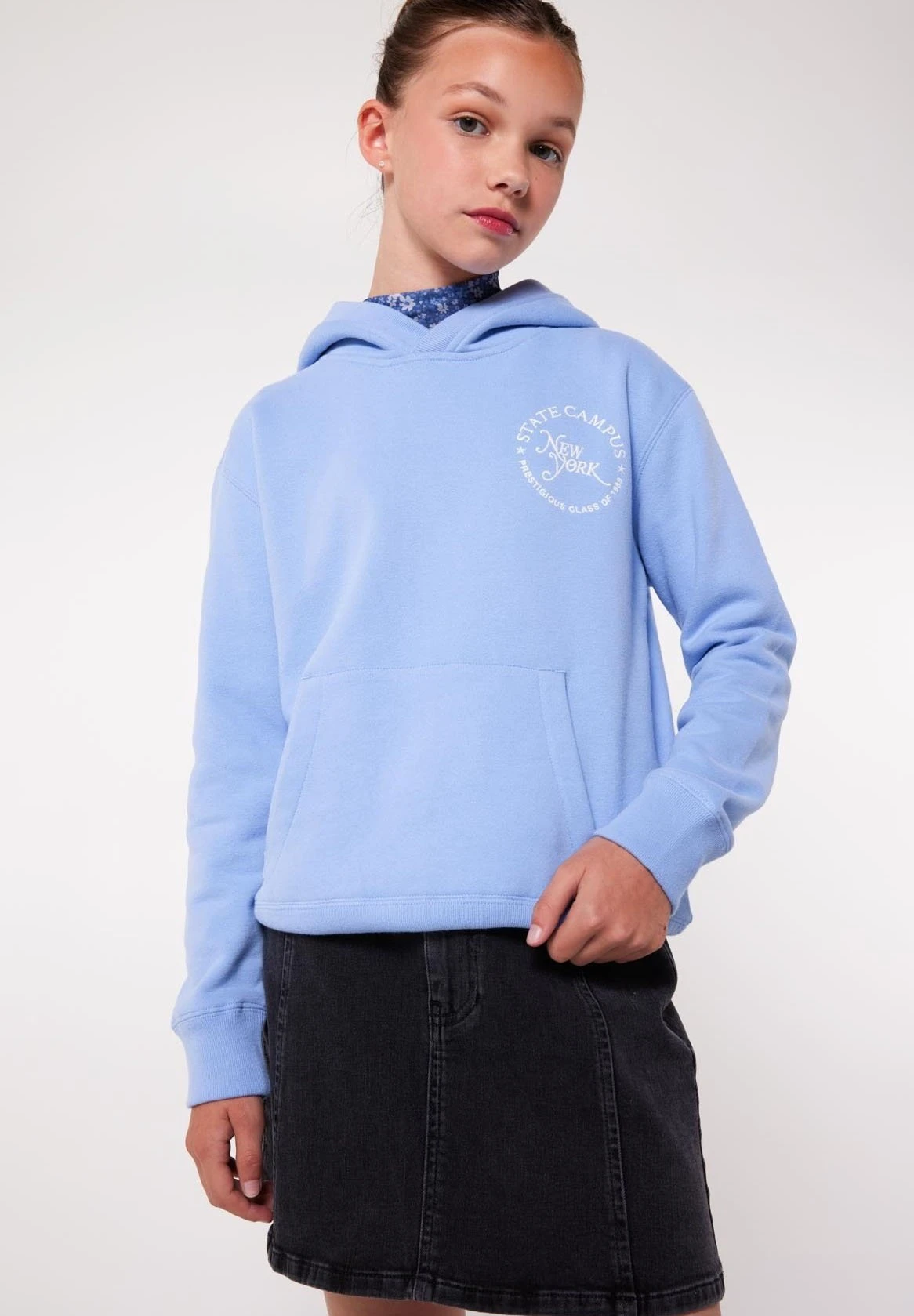 Radia Jr - Jeansrok - Washed Black 2 Radia Jr - Jeansrok - Washed Black - Afbeelding 2