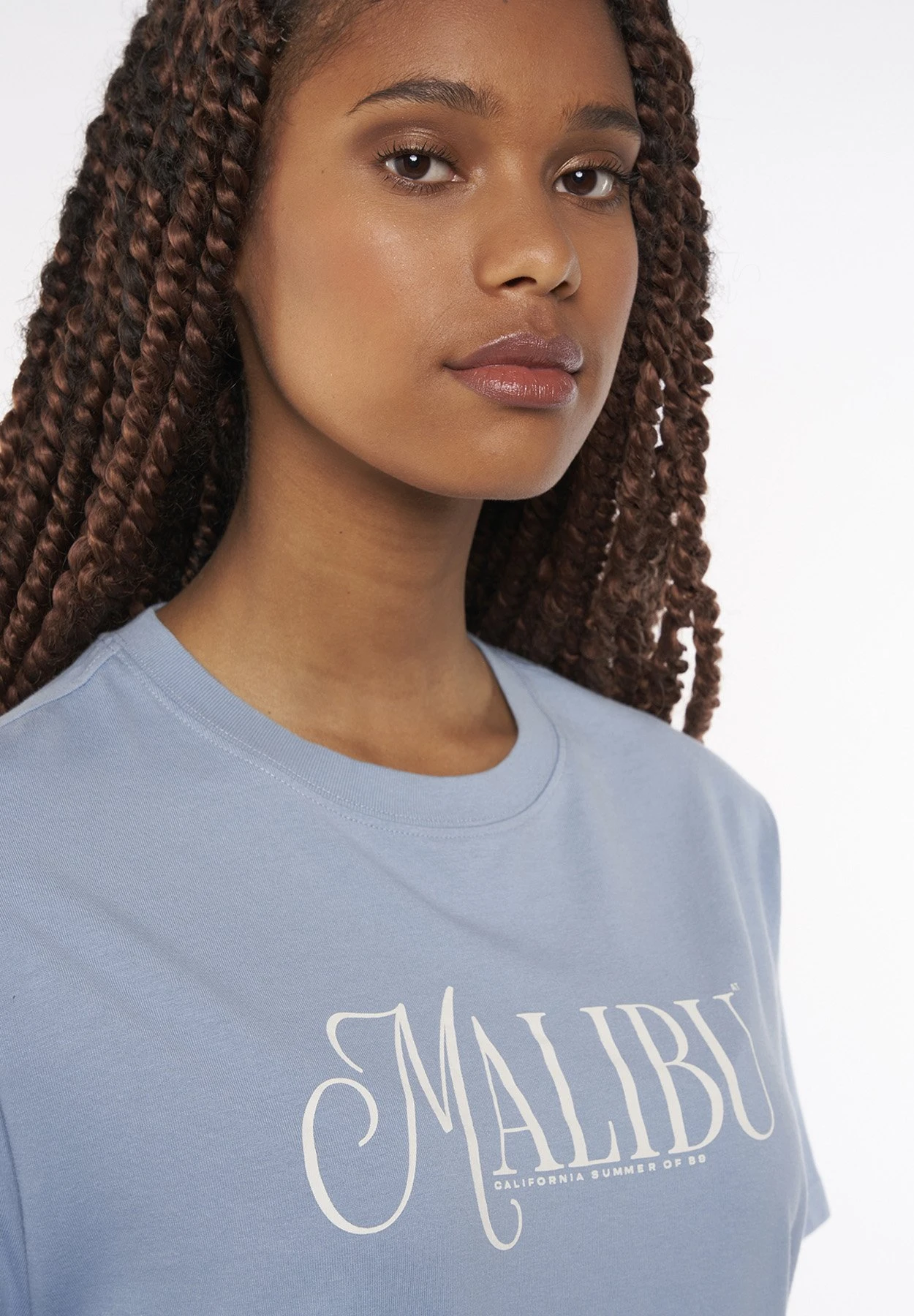 Elba - T-Shirt Print - French Blue 4 Elba - T-Shirt Print - French Blue - Afbeelding 4