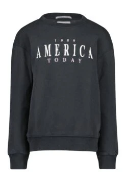Simmy Crew Jr - Sweater - Washed Black -America Today acb3f675470448b5beba0e075b8bc66d