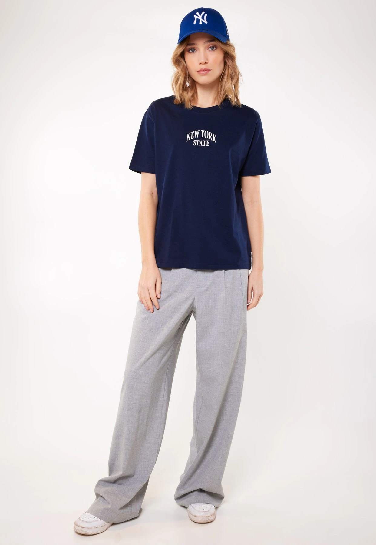 Philly - Broek - Grey Melange 2 Philly - Broek - Grey Melange - Afbeelding 2