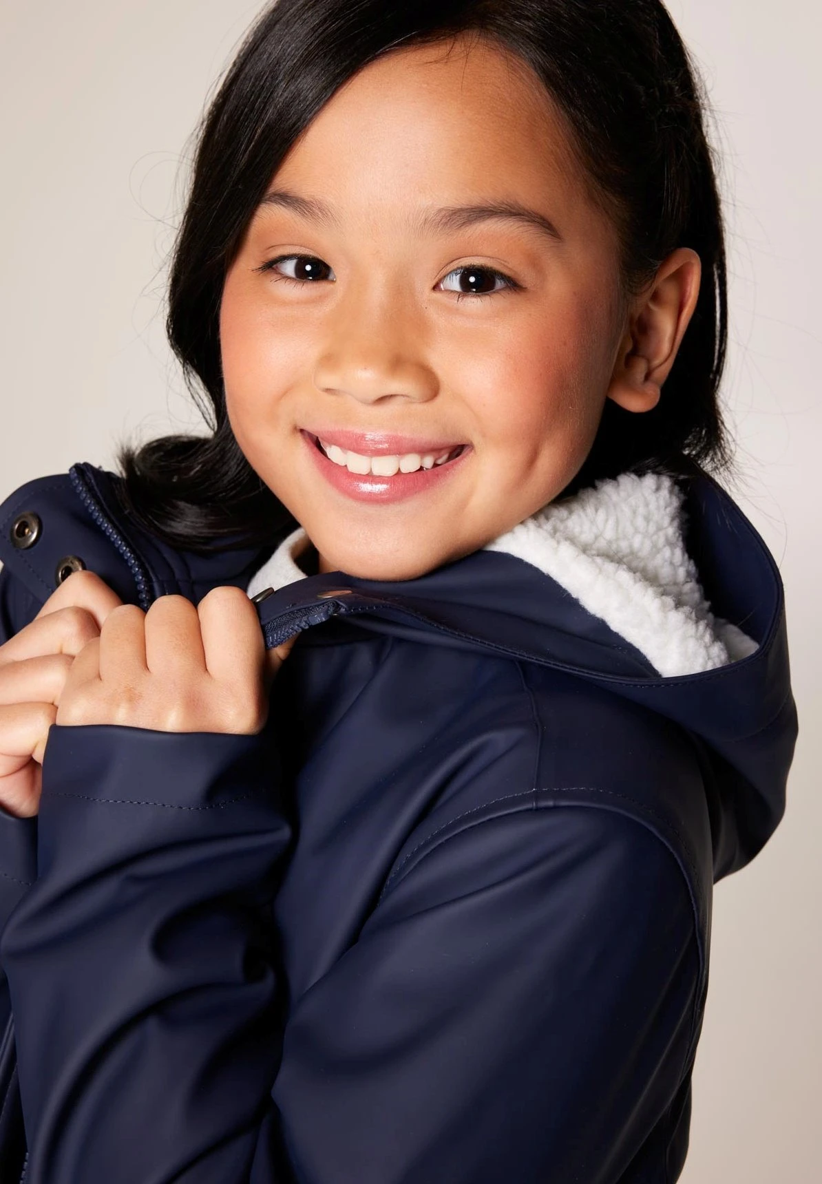 Janice Teddy Jr - Regenjas - Navy 4 Janice Teddy Jr - Regenjas - Navy - Afbeelding 4