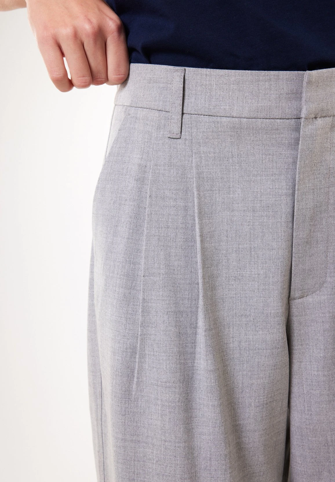 Philly - Broek - Grey Melange 4 Philly - Broek - Grey Melange - Afbeelding 4