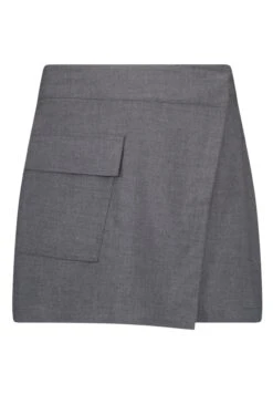 Rowe - A-Lijn Rok - Dark Grey Melange -America Today bcc2792494374f96802960c16bc07003