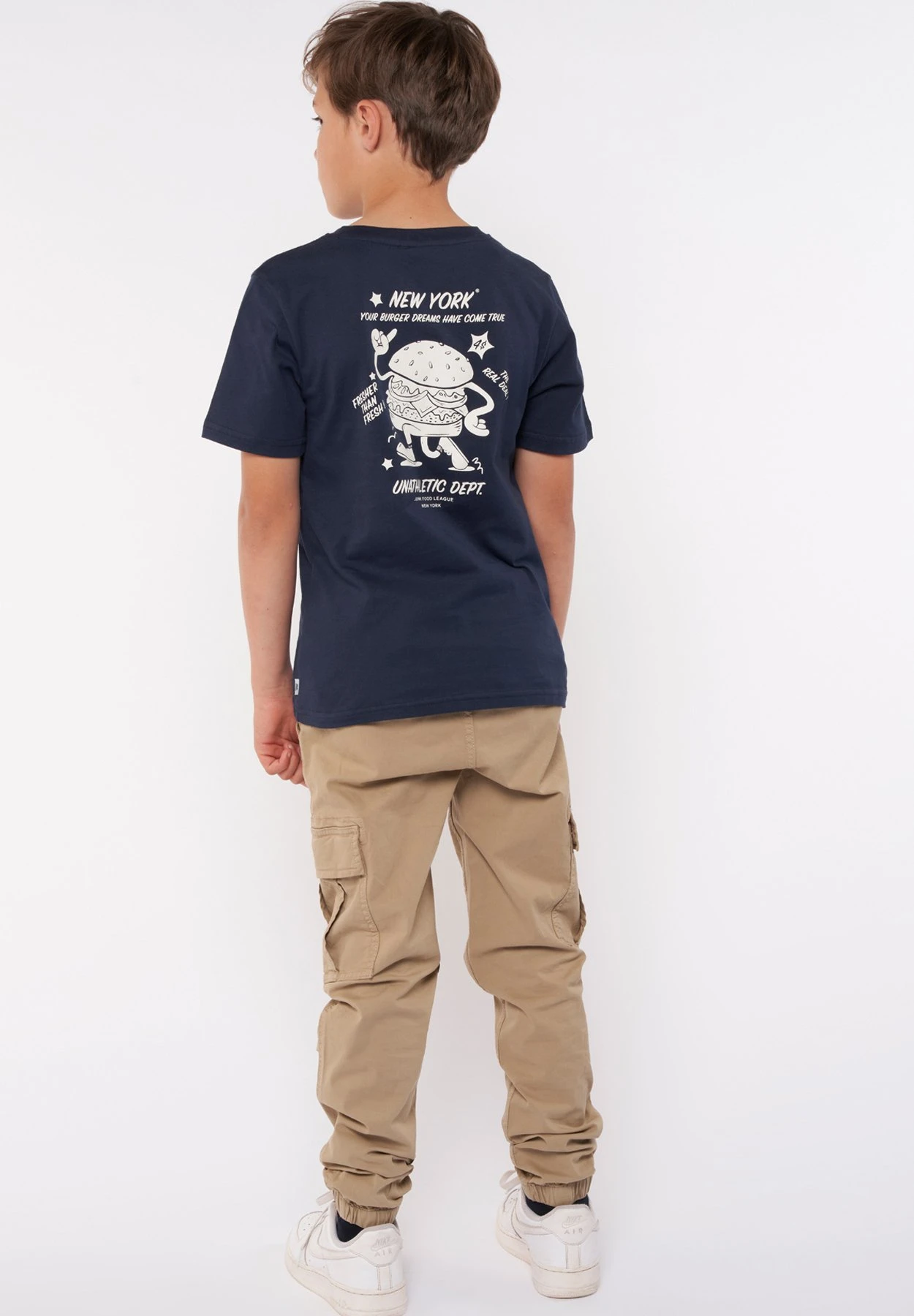 Elijah Jr - T-Shirt Print - Dark Blue 2 Elijah Jr - T-Shirt Print - Dark Blue - Afbeelding 2