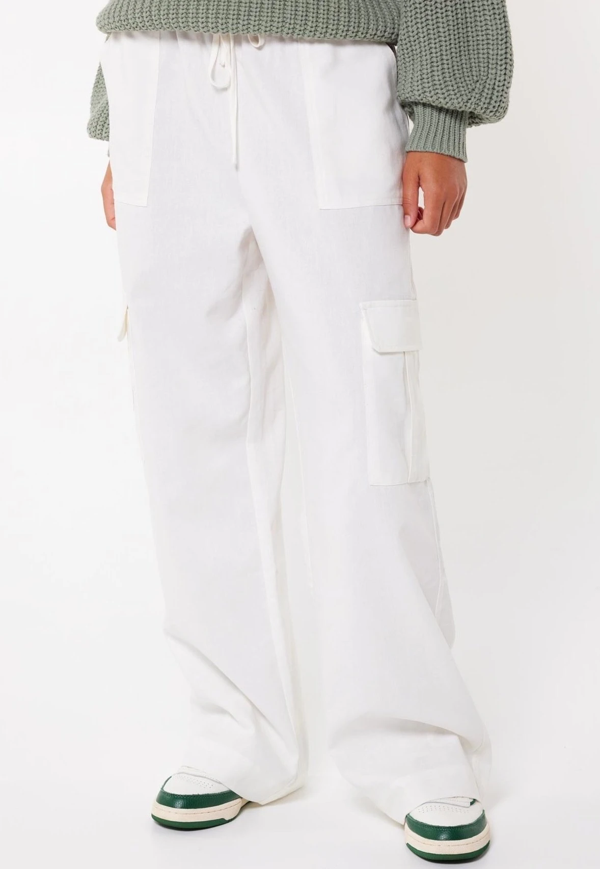 Poppy - Cargobroek - Off White 1 Poppy - Cargobroek - Off White