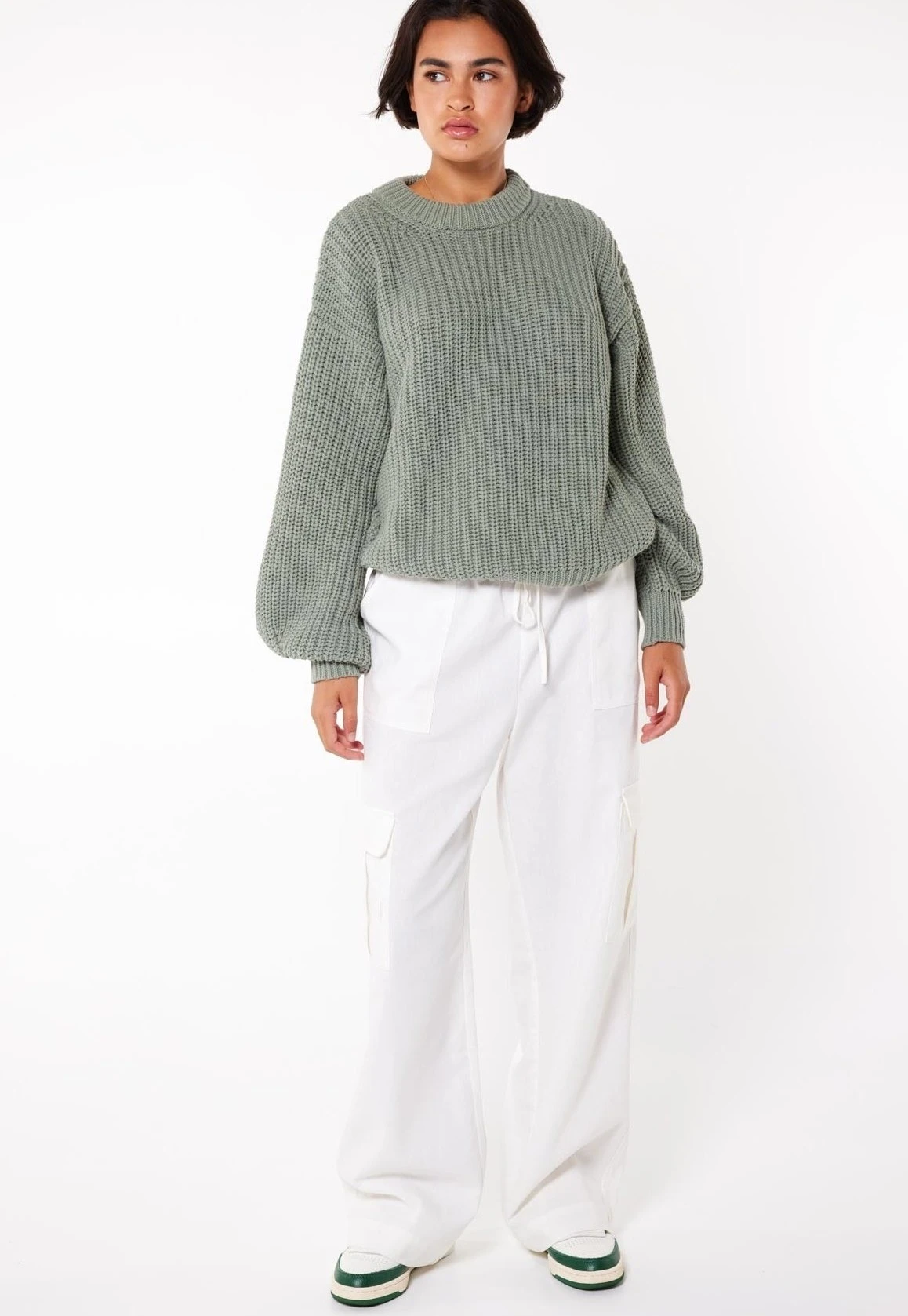 Poppy - Cargobroek - Off White 2 Poppy - Cargobroek - Off White - Afbeelding 2