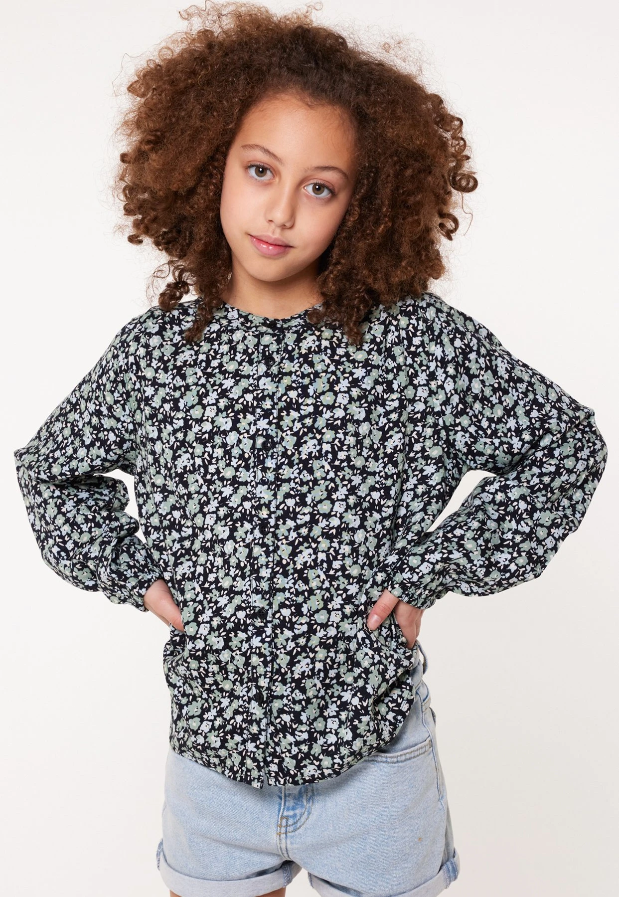 Bibi Jr - Overhemdblouse - Mint 2 Bibi Jr - Overhemdblouse - Mint - Afbeelding 2