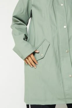 Janice Raincoat - Parka - Sage 9 Janice Raincoat - Parka - Sage -America Today daab8753154048f089036e7edc2a4346