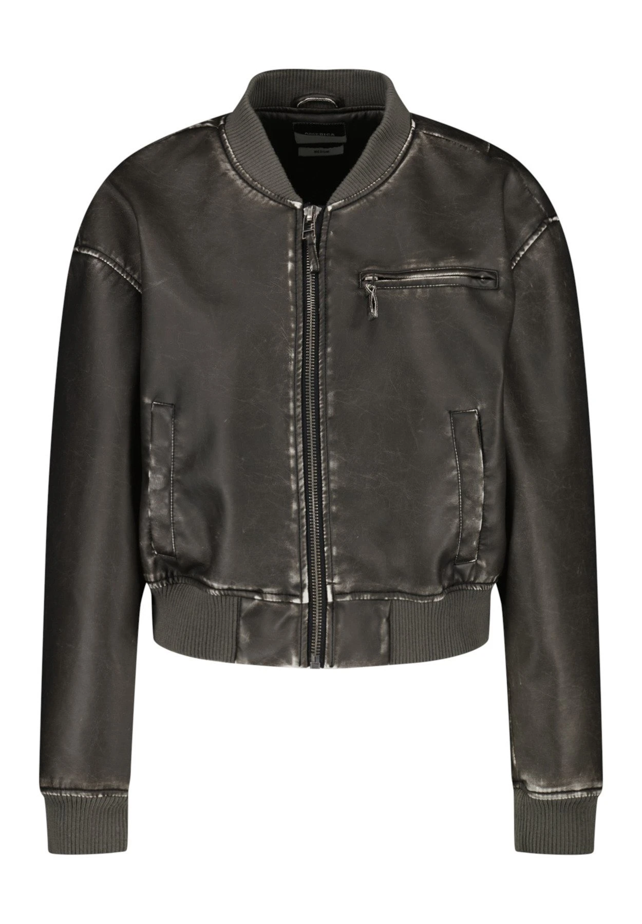 June - Imitatieleren Jas - Black 1 June - Imitatieleren Jas - Black