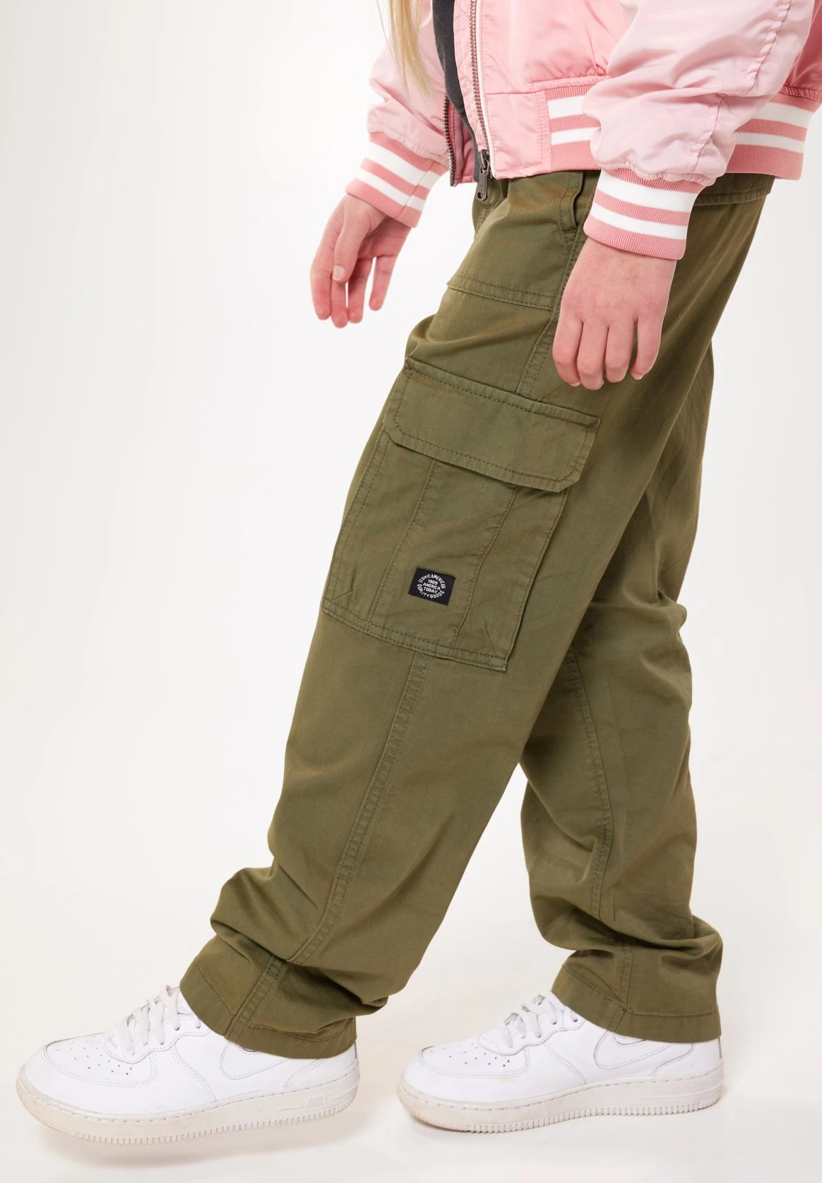 Broek Paloma Jr - Cargobroek - Army 3 Broek Paloma Jr - Cargobroek - Army - Afbeelding 3
