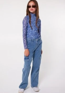 Langarm Luke - Blouse - Blue