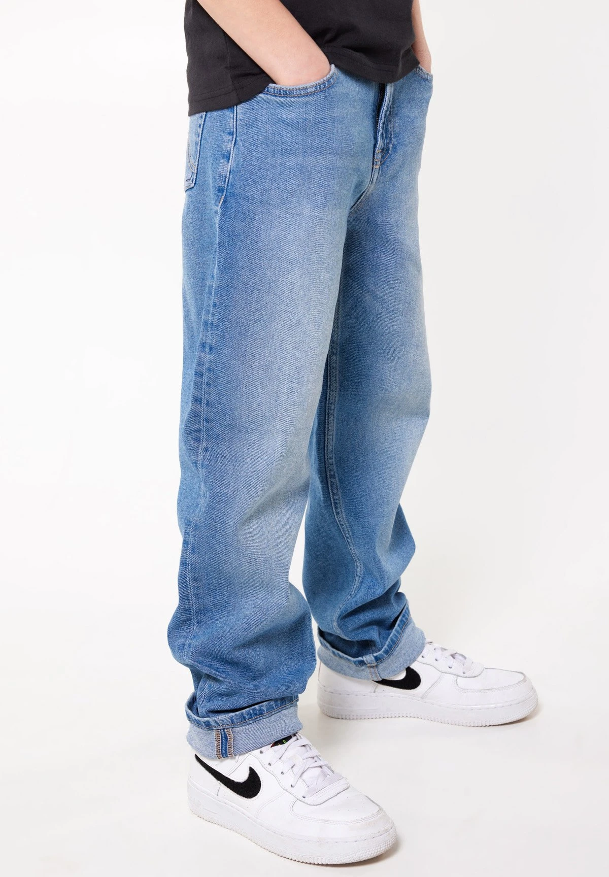 Dallas Jr - Straight Leg Jeans - Medium Blue 4 Dallas Jr - Straight Leg Jeans - Medium Blue - Afbeelding 4