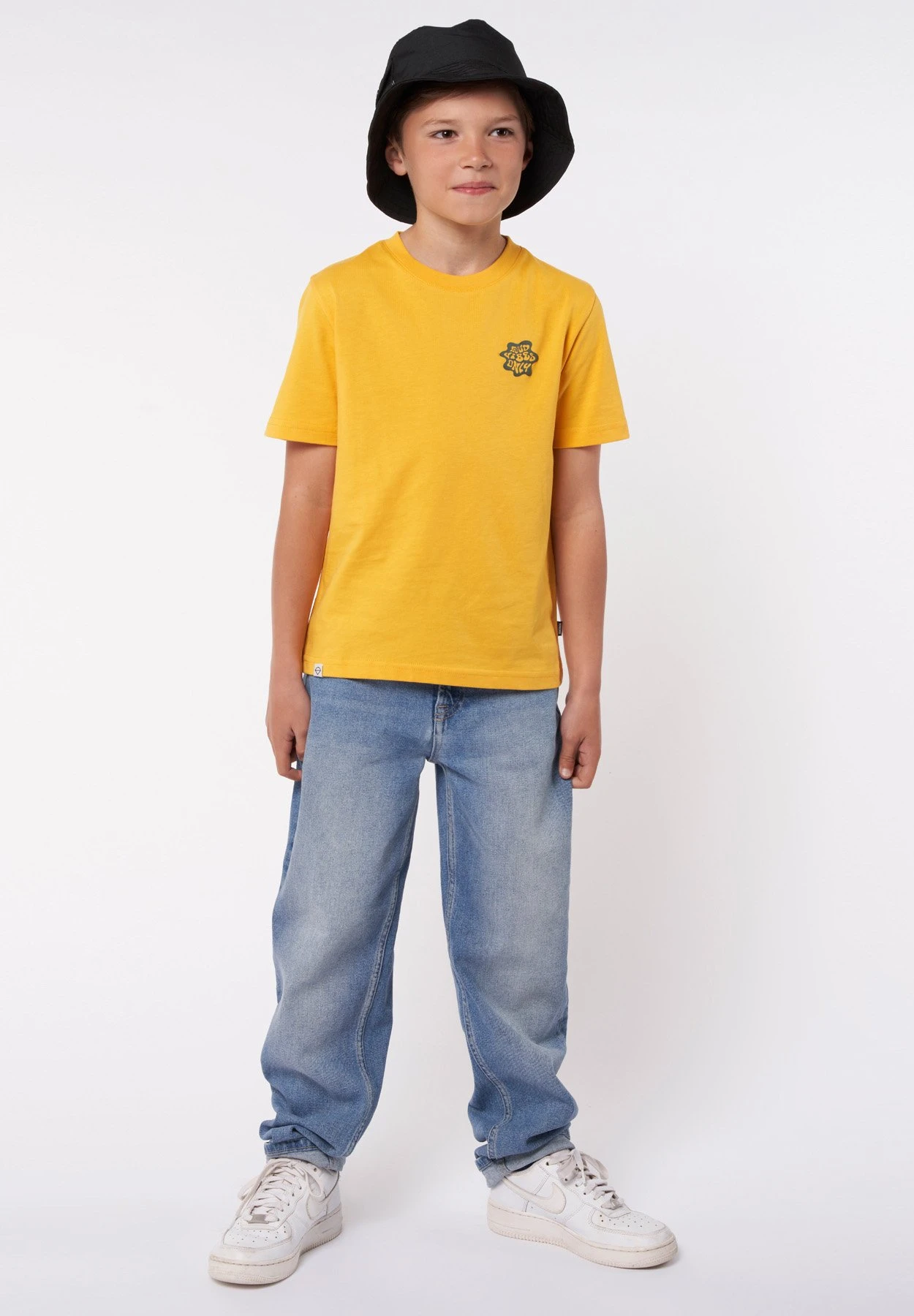 Elmont Jr - T-Shirt Print - Mango 1 Elmont Jr - T-Shirt Print - Mango